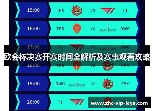 欧会杯决赛开赛时间全解析及赛事观看攻略
